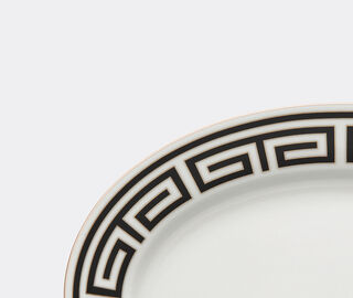 Ginori 1735 'Labirinto' oval platter, black BLACK RIGI20LAB256BLK
