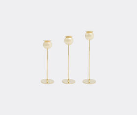 Skultuna &#39;Tulip&#39; candlestick, set of 3 BRASS SKUL15TUL338GOL