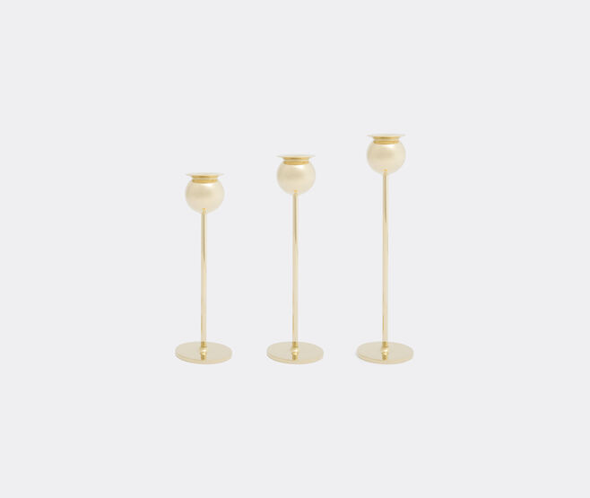 Skultuna 'Tulip' candlestick, set of 3 BRASS SKUL15TUL338GOL
