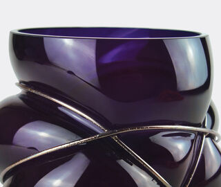 Vanessa Mitrani 'Pelote' vase, dark violet PURPLE VAMI26PEL281PUR