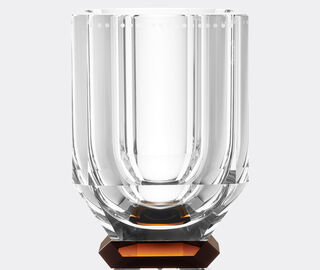 Reflections Copenhagen 'Utah' vase, clear, brown and green MULTICOLOUR REFL23UTA285MUL