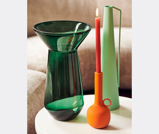 POLSPOTTEN 'Roman' vase, set of four, green MULTICOLOUR POLS22VAS856MUL