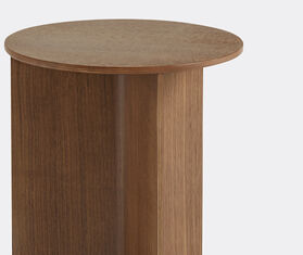 Hay 'Slit' round table, high, walnut WALNUT HAY122SLI226BRW
