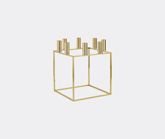 Audo Copenhagen 'Kubus 8' candleholder, gold plated undefined ${masterID}