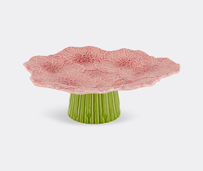 Bordallo Pinheiro 'Maria Flor' cake stand, small MULTICOLOUR BOPI22MAR025MUL