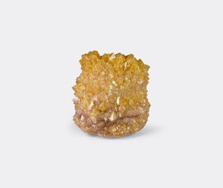 Mineral Series 'Crystal' vase, large, saffron YELLOW MISE26LAR528YEL