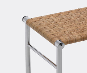 Cassina '9 Tabouret', stool with seat in rattan BEIGE CASS21STO237BEI