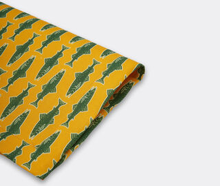 La DoubleJ 'Como Fish' tablemat, set of two, yellow YELLOW LADJ23TAB965YEL