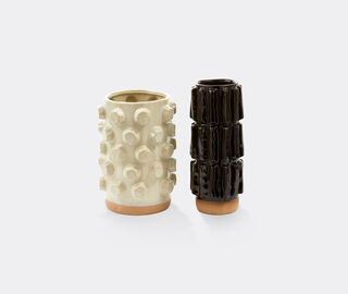 POLSPOTTEN 'Structure' vase, beige BEIGE POLS25VAS244BEI