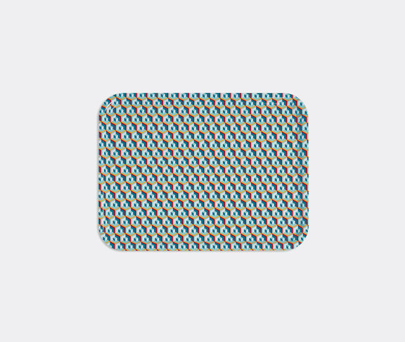 La DoubleJ 'Cubi Blu' rectangular tray undefined ${masterID}