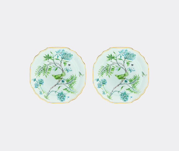 Aquazzura Casa 'Secret Garden' dessert plate, set of two GREEN AQUA23SEC116GRN