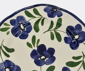 Les-Ottomans Hand painted ceramic plate, lavender MULTICOLOUR OTTO23HAN286MUL