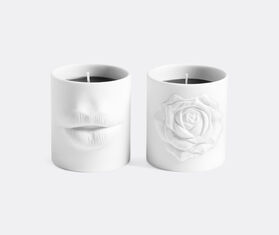 L'Objet 'Le Duo' candle set, set of two, white WHITE LOBJ26DUO796MUL