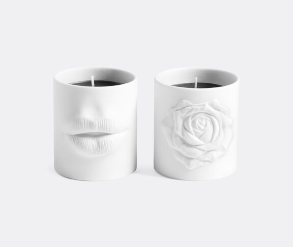L'Objet 'Le Duo' candle set, set of two, white WHITE LOBJ26DUO796MUL