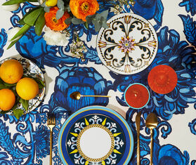 La DoubleJ &#39;Rainbow&#39; glasses, set of two, orange ORANGE LADJ23RAI825ORA