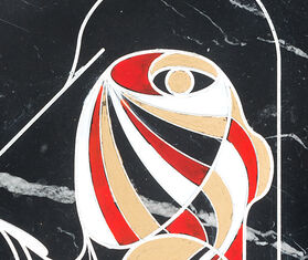 Editions Milano &#39;Marblelous II&#39; plate MULTICOLOUR EDIT20MAR507MUL