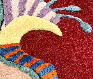 Illulian 'Floralia Yard' rug MULTICOLOUR ILLU21FLO420MUL