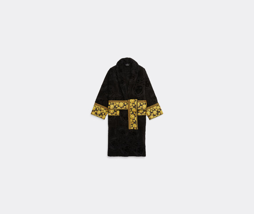 Versace 'Medusa Amplified' bathrobe, black  VERS22BAT677BLK