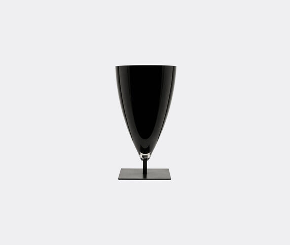 Produzione Privata 'Basequadra' vase, black BLACK PRPR25BAS675BLK