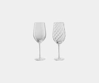 NasonMoretti 'Tolomeo' water glass, set of six TRANSPARENT NAMO24TOL246TRA