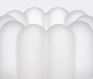 Tom Dixon 'Press' tealight holder, vertical, frosted WHITE TODI26PRE710WHI