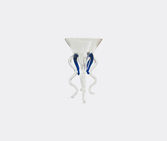 Les-Ottomans 'Medusa' glass, blue multicolor OTTO23MED704MUL