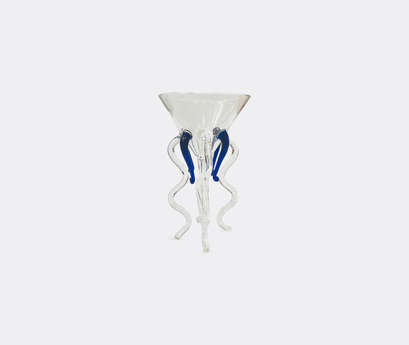 Les-Ottomans 'Medusa' glass, blue undefined ${masterID}