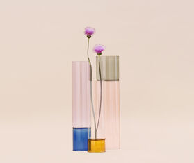 Ichendorf Milano 'Bamboo Grooved' vase, large MULTICOLOUR ICMI20BAM053MUL