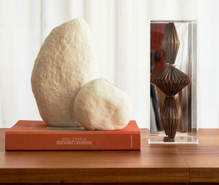 By Gabs 'Double Triballoon Joia' sculpture, brown BROWN GABS24DOU813BRW