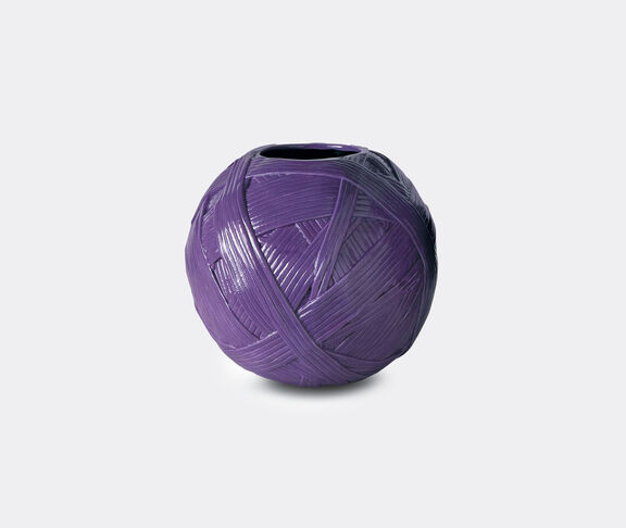 Missoni 'Gomitolo' vase, large, purple Purple ${masterID}