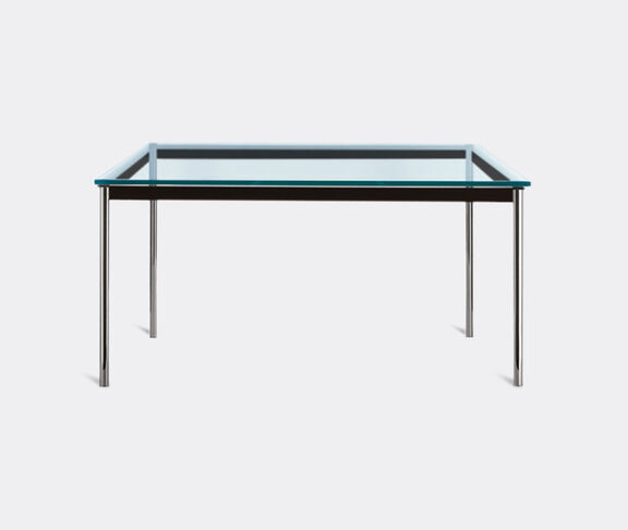 Cassina Rectangular Table With Clear Glass Top - Lc10   Black ${masterID} 2