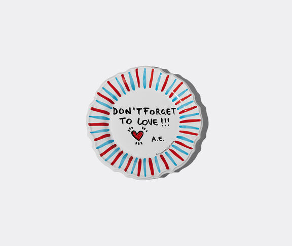 Casa Alessandro Enriquez 'Don&rsquo;t Forget to Love!' presentation plate, multicolor undefined ${masterID}