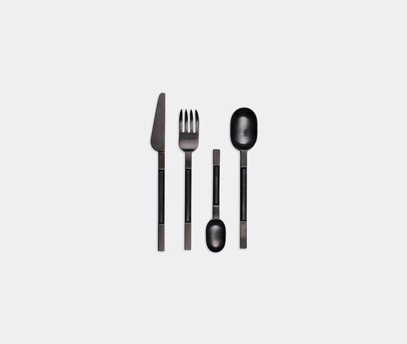 Valerie_objects Koichi 'Giftbox' set, black stainless steel