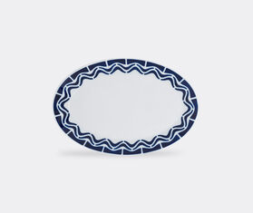 Sargadelos &#39;Marbadas&#39; oval tray BLUE SARG21MAR038WHI