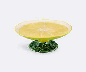 Bordallo Pinheiro 'Limao' cake stand, yellow and green MULTICOLOR BOPI26LIM224MUL