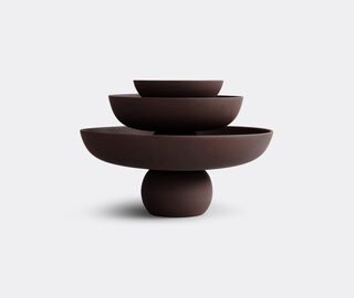 101 Copenhagen 'Baburu' bowl, big, chocolate brown BROWN COPH26BAB524BRW