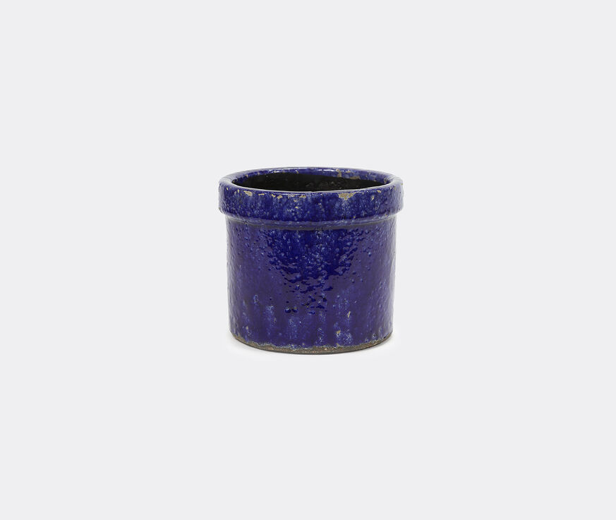 Serax 'Border' pot, klein blue  SERA20POT155BLU