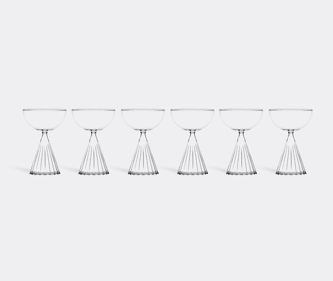 Ichendorf Milano 'Tutu' champagne glass, set of six TRANSPARENT ICMI24TUT081TRA