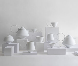 Editions Milano 'Circle' sugar bowl WHITE EDIT22CIR961WHI