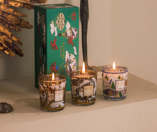 Baobab Collection 'Ski' candle, set of three, multicolor MULTICOLOUR BAOB26TRI153MUL