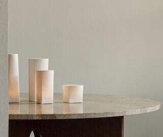 Audo Copenhagen 'Ignus Flameless Candle', H8 WHITE MENU22IGN217WHI