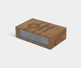 Lexon 'Flip Clock 2' alarm clock LIGHT BROWN LEXO18FLI218BRW