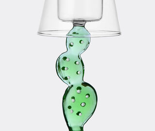 Ichendorf Milano 'Desert Plants' tealight, set of two, green and white MULTICOLOUR ICMI25DES214MUL