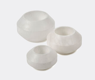 Serax 'Alabaster' candleholder, white, small WHITE SERA23ALA250WHI