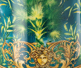 Rosenthal &#39;Jungle&#39; mug with lid GREEN ROSE23MUG166GRN