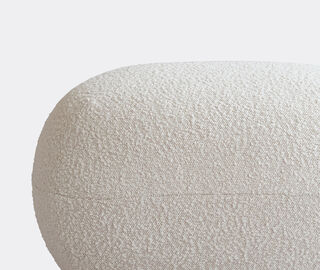 101 Copenhagen 'Toe' ottoman, boucl&eacute; IVORY COPH25TOE977WHI