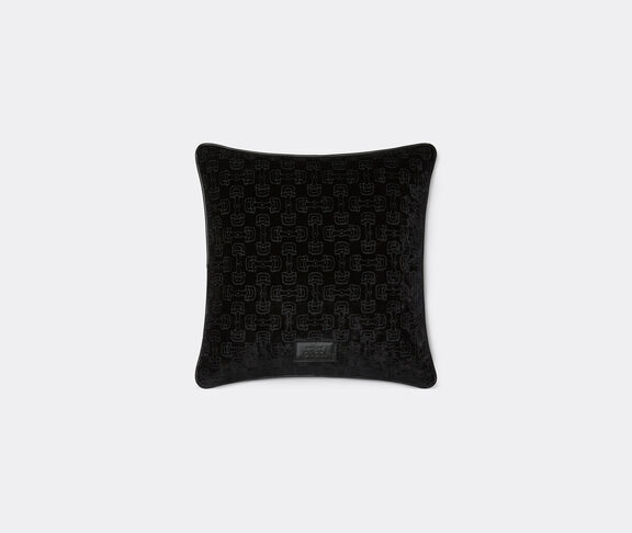 Gucci 'Horsebit' jacquard cushion, black undefined ${masterID}