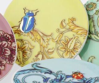 Rosenthal 'Jardin de Versace' coaster, set of four, multicolor MULTICOLOUR ROSE26COA210MUL