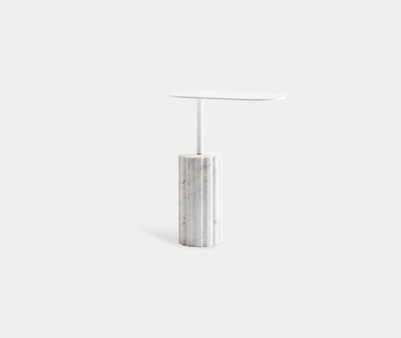Aparentment 'Column' side table, white and grey white ${masterID}