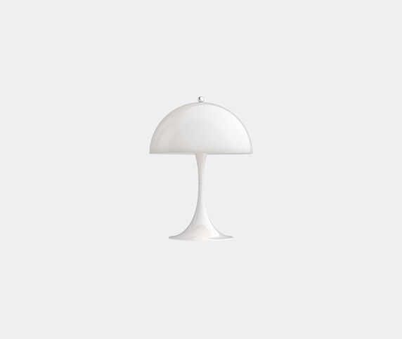 Louis Poulsen 'Panthella 320' table lamp, white opal, UK plug WHITE LOPO23PAN058WHI